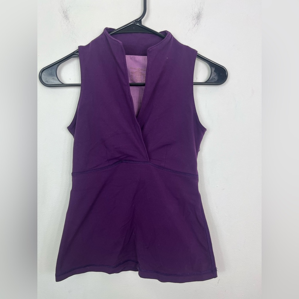 Lululemon Whisper Tank Purple Sz 6 - Picture 4 of 8